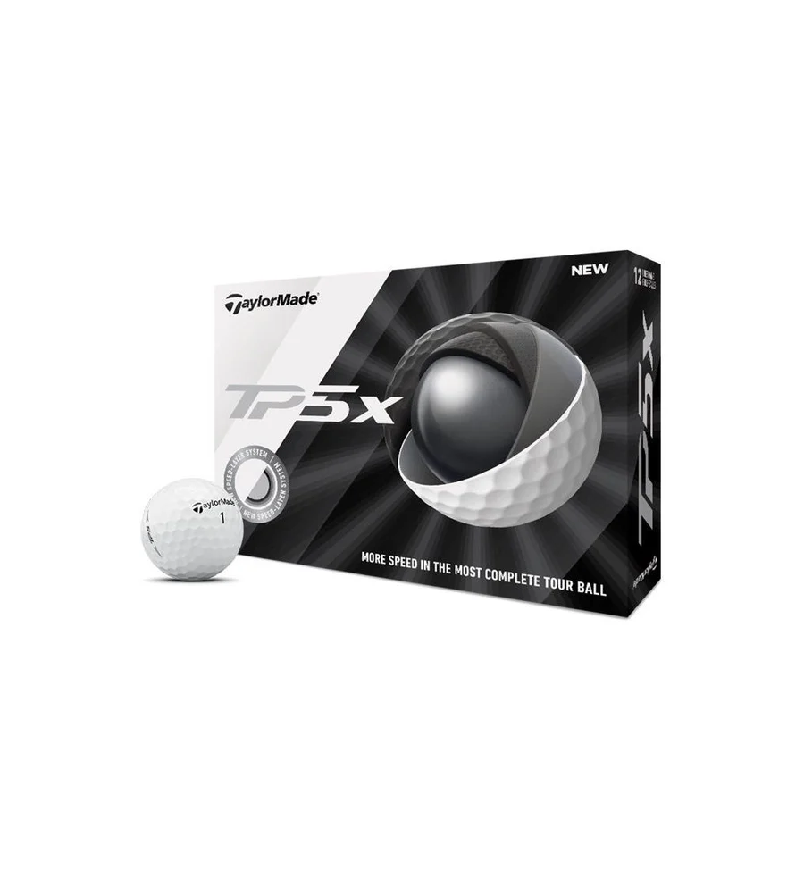 TAYLORMADE TP5X ลูกกอล์ฟ (แพ็ค 12 ลูก)